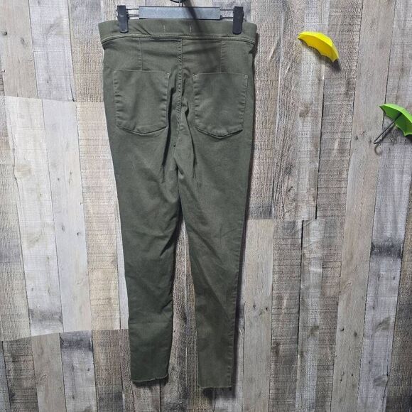 Free People Olive Green Skinny Jeggings - Picture 2 of 4